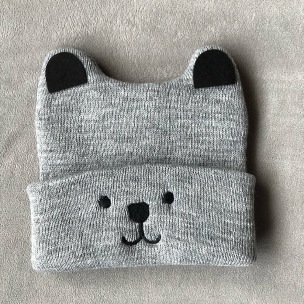 Dog Toque ~ Grey ~ Brand New ~ Baby to Toddler Size